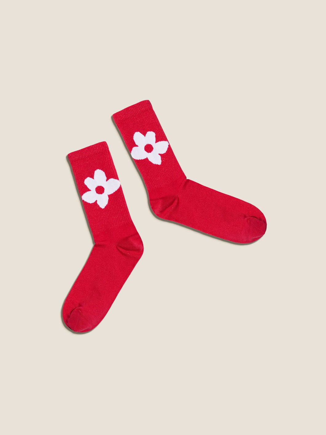 Le Mustique Daisy Socks Red