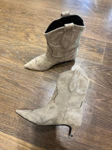 Oyve Cowboy Ankle Boot Taupe