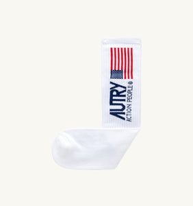 Autry Iconic Logo Socks White