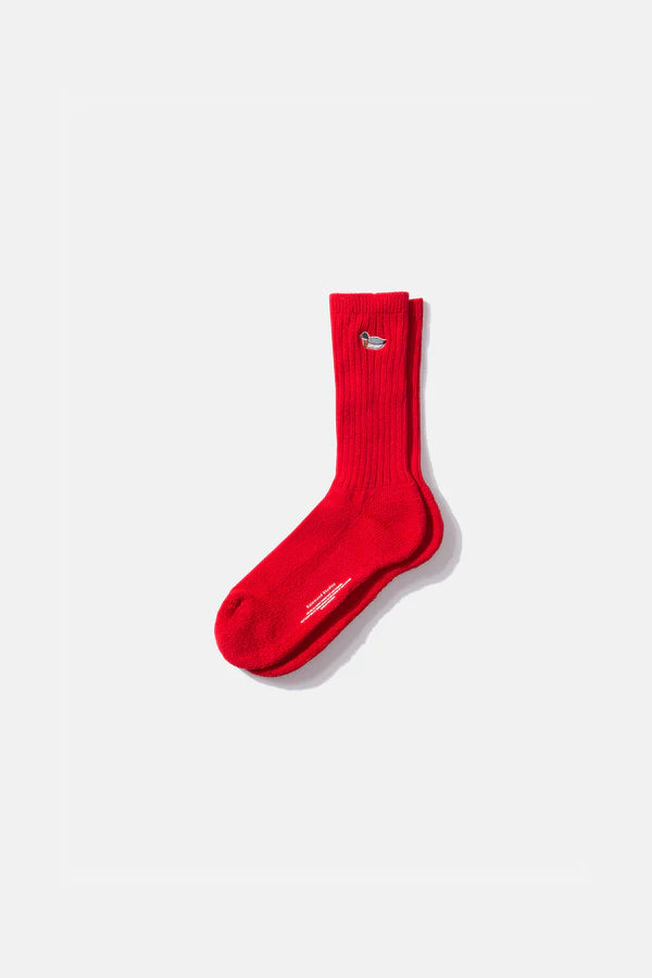 Edmmond Duck Sock Plain Red
