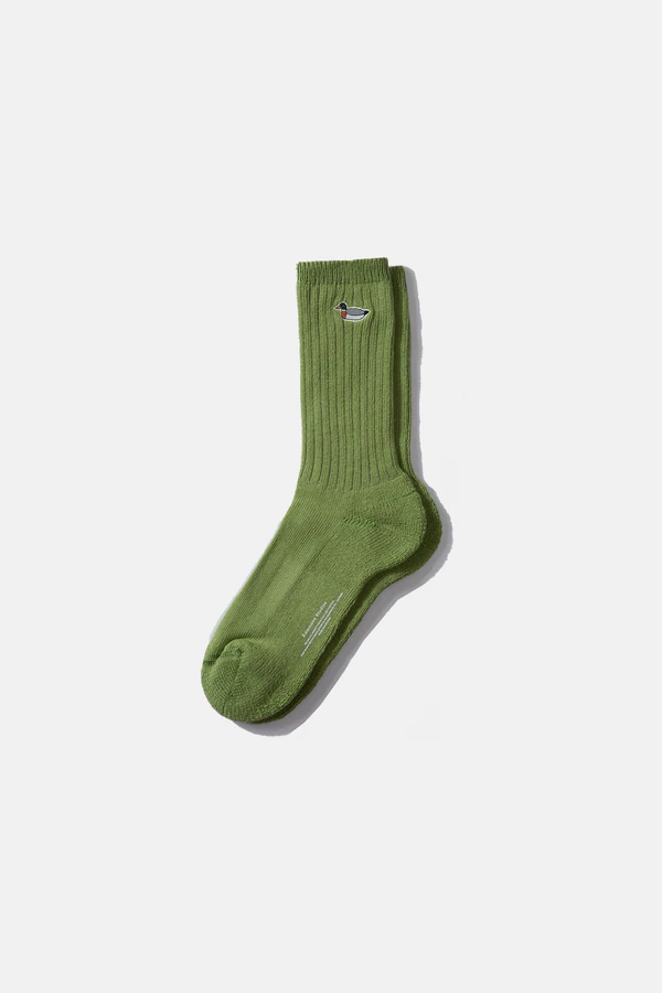 Edmmond Duck Sock Plain Green