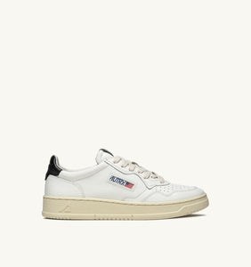 Autry Medalist Low Leather White/Black